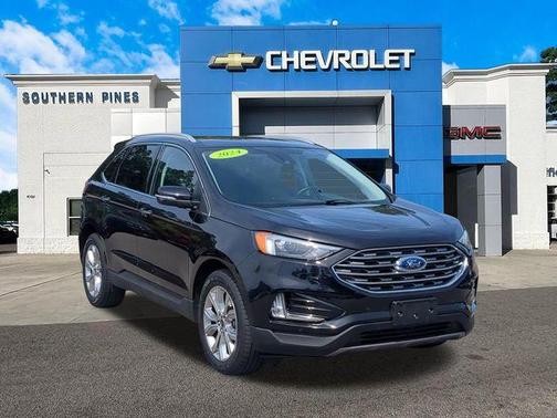 Black Metallic 2024 Ford Edge Titanium