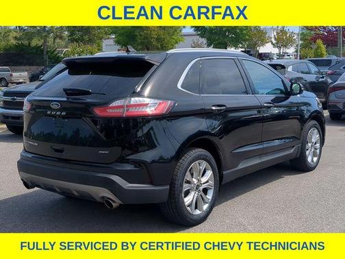 Black Metallic 2024 Ford Edge Titanium