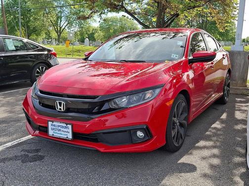 Rallye Red Re 2021 Honda Civic Sport