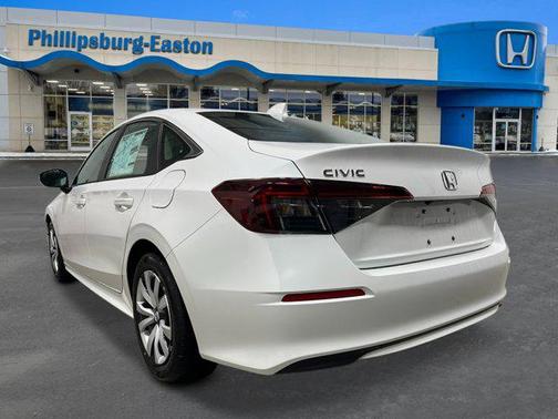 Platinum White Pearl 2026 Honda Civic LX