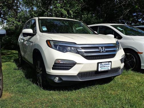 White Diamond Pearl 2018 Honda Pilot EX-L