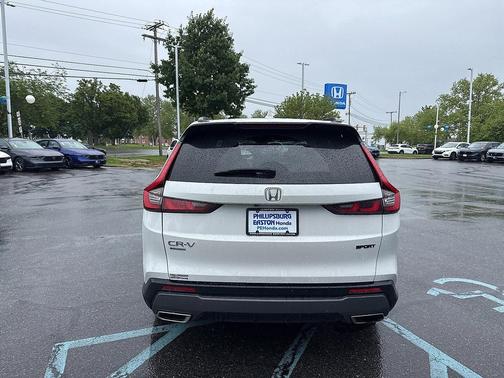 White 2024 Honda CR-V Hybrid Sport AWD