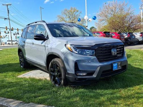 Sonic Gray Pearl   Ga 2024 Honda Passport Black Edition AWD