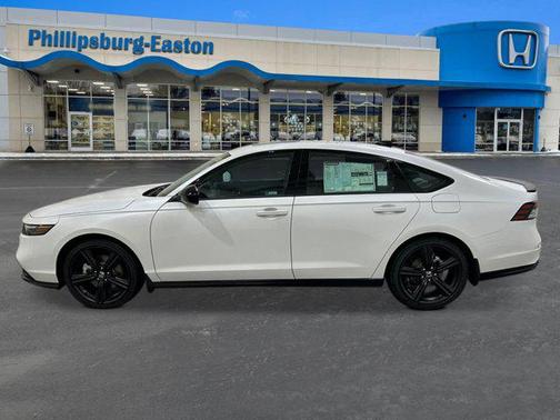 Platinum White Pearl 2026 Honda Accord Hybrid Sport-L