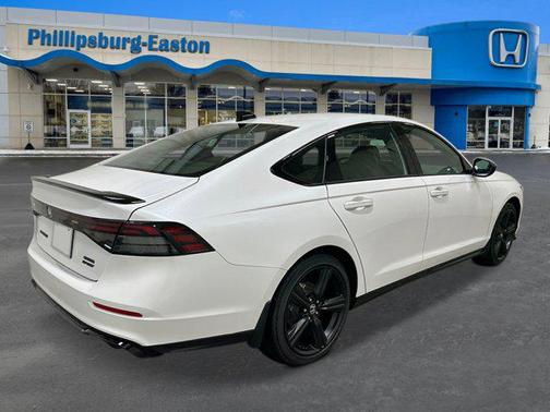 Platinum White Pearl 2026 Honda Accord Hybrid Sport-L