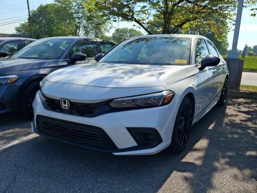 Platinum White Pearl Wx 2023 Honda Civic Sport