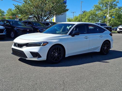 Platinum White Pearl   Wx 2023 Honda Civic Sport