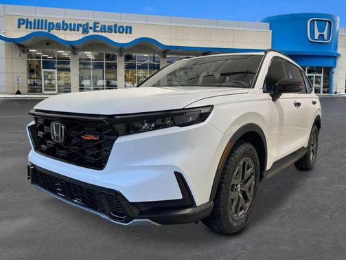 Platinum White Pearl 2026 Honda CR-V Hybrid TrailSport AWD