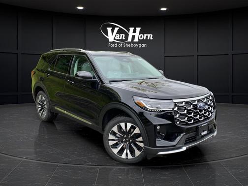 AGATE BLACK METALLIC 2026 Ford Explorer Platinum