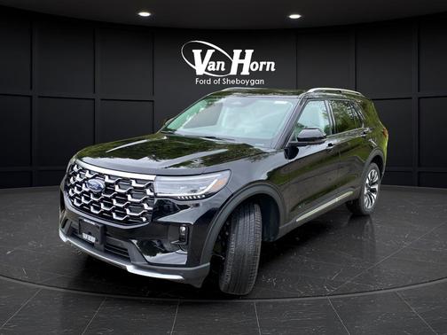 AGATE BLACK METALLIC 2026 Ford Explorer Platinum