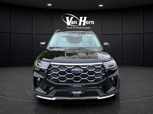 AGATE BLACK METALLIC 2026 Ford Explorer Platinum