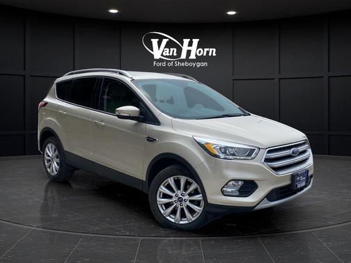 WHITE GOLD METALLIC 2017 Ford Escape Titanium