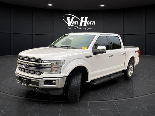 White Platinum Metallic Tri-Coat 2019 Ford F-150 Lariat