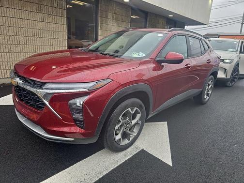 Crimson Metallic 2025 Chevrolet Trax LT