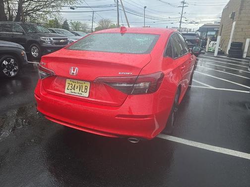 Rallye Red 2025 Honda Civic Sport