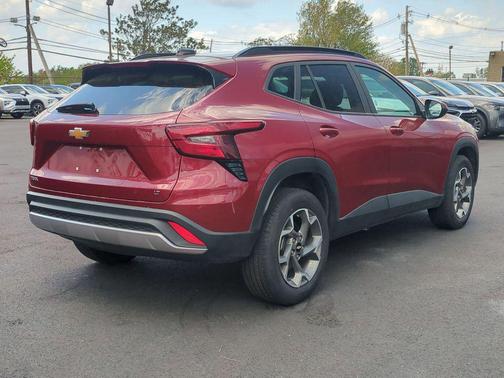 Crimson Metallic 2025 Chevrolet Trax LT