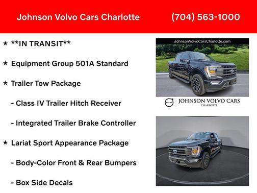 AGATE BLACK METALLIC 2023 Ford F-150 Lariat