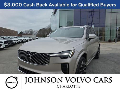 2026 Volvo XC90 Ultra, B6 AWD Gas (mild hybrid), Gasoline, Bright, 7 Seats