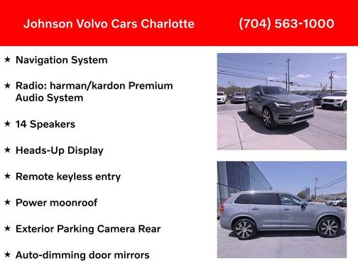 Thunder Grey Metallic 2023 Volvo XC90 B6 Ultimate 7-Seater