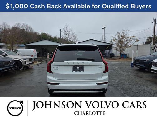 Crystal White Pearl 2026 Volvo XC90 Ultra Dark Theme, B6 AWD Gas (mild hybrid), Gasoline, 7 Seats