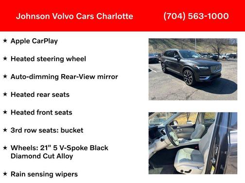 Platinum Grey Metallic 2023 Volvo XC90 B6 Plus 7-Seater