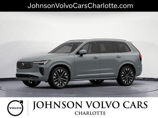 Vapour Grey Metallic 2026 Volvo XC90 Plus, B6 AWD Gas (mild hybrid), Gasoline, Bright, 7 Seats