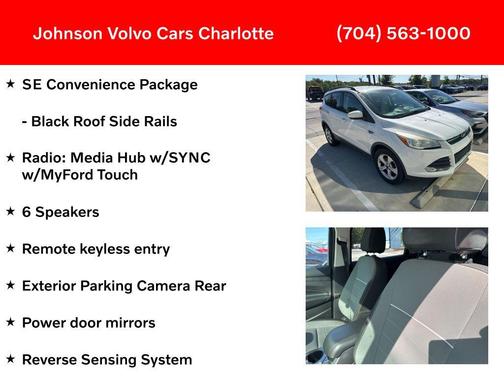 OXFORD WHITE 2014 Ford Escape SE