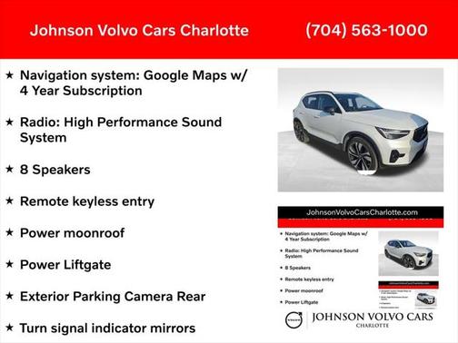 2025 Volvo XC40 B5 Plus Dark Theme