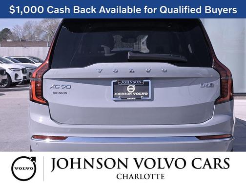 Vapour Grey Metallic 2026 Volvo XC90 Ultra, B6 AWD Gas (mild hybrid), Gasoline, Bright, 7 Seats