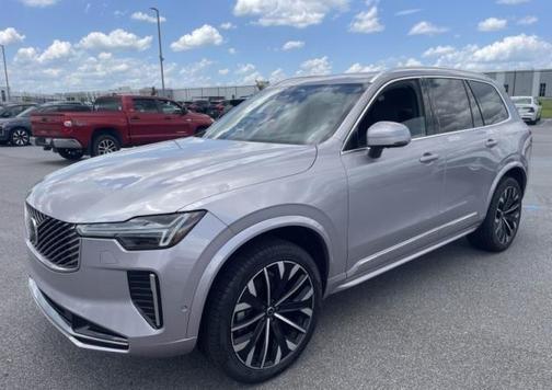 Aurora Silver 2026 Volvo XC90 Ultra, B5 AWD Gas (mild hybrid), Gasoline, Bright, 7 Seats