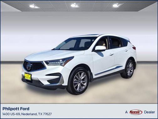 Platinum White Pearl 2020 Acura RDX Technology Package SUV