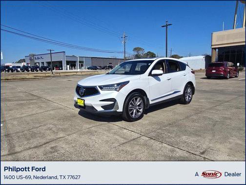 Platinum White Pearl 2020 Acura RDX Technology Package SUV