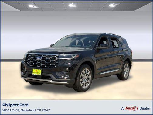 AGATE BLACK METALLIC 2026 Ford Explorer Platinum