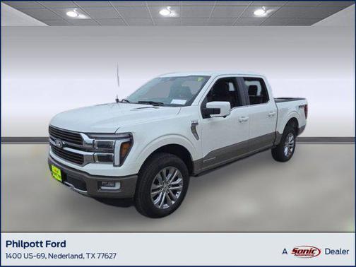 Star White Metallic Tri-Coat 2025 Ford F-150 King Ranch Truck