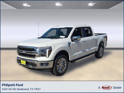 Star White Metallic Tri-Coat 2025 Ford F-150 Lariat Truck