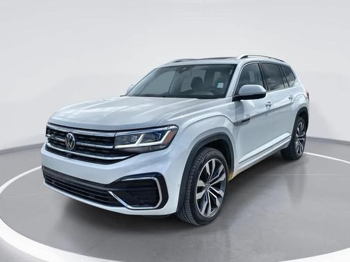 Opal White Pearl 2023 Volkswagen Atlas 3.6L SEL Premium