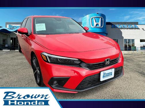 Red 2023 Honda Civic Touring