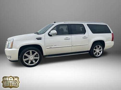 White Diamond Tricoat 2012 Cadillac Escalade ESV Luxury