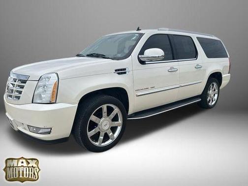 White Diamond Tricoat 2012 Cadillac Escalade ESV Luxury