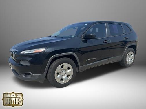 Brilliant Black Crystal Pearlcoat 2014 Jeep Cherokee Sport