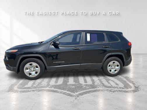 Brilliant Black Crystal Pearlcoat 2014 Jeep Cherokee Sport