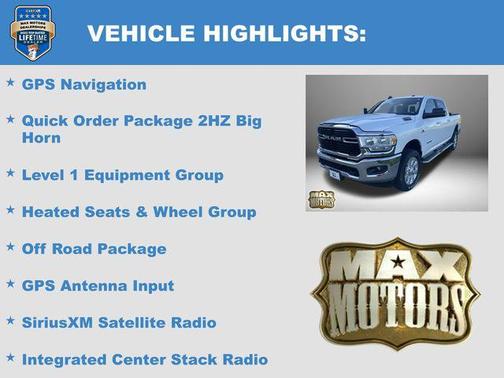 2021 RAM 2500 Big Horn Crew Cab 4x4 6'4' Box