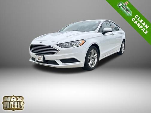 Oxford White 2018 Ford Fusion SE