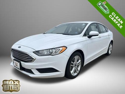 Oxford White 2018 Ford Fusion SE