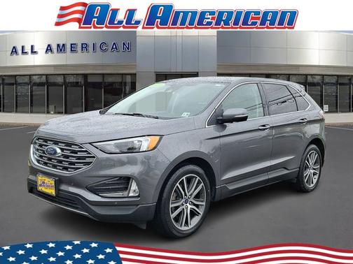 CARBONIZED GRAY 2022 Ford Edge TITANIUM