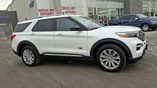 STAR WHITE MET TRI-COAT 2022 Ford Explorer KING RANCH