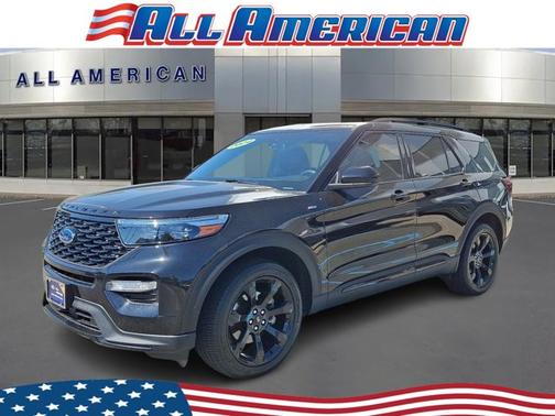 AGATE BLACK METALLIC 2024 Ford Explorer ST-LINE