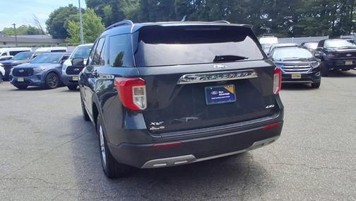 FORGED GREEN METALLIC 2022 Ford Explorer XLT