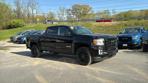 Black 2022 GMC Canyon Elevation