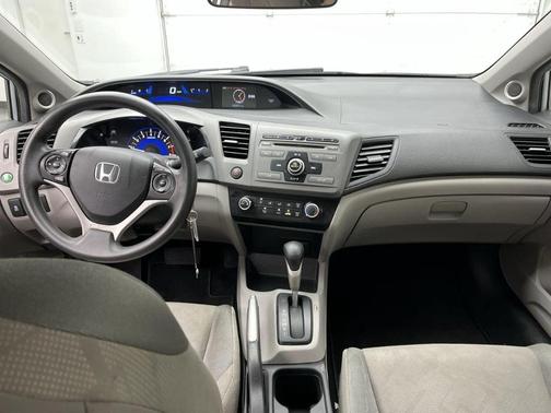 Alabaster Silver Metallic 2012 Honda Civic LX